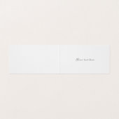 Carte De Visite Cortona Toscane Italie (Intérieur déplié)