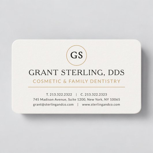 Carte De Visite Cosmetic Dentist Dentistry Professional