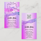 Carte De Visite Cosmétique de sculpture corporelle personnalisée L (Devant / Derrière)