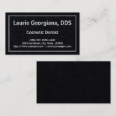 Carte de visite cosmétique discret et de base de (Devant / Derrière)