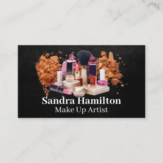 Carte De Visite Cosmétique et produit | Se maquiller (Devant)