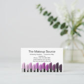 Carte De Visite Cosmétiques et représentant de maquillage (Debout devant)