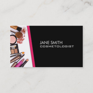 Carte De Visite Cosmétologie de Cosmetologist de maquilleur