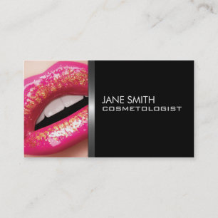 Carte De Visite Cosmétologie de Cosmetologist de maquilleur