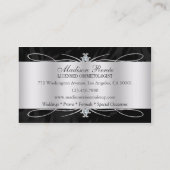 Carte De Visite Cosmétologie de parties scintillantes de bois (Dos)