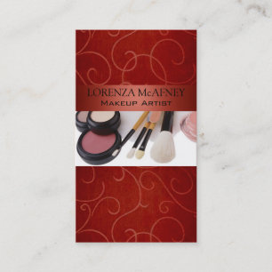 Carte De Visite Cosmetologist de professionnel du maquilleur II