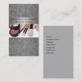 Carte De Visite Cosmetologist de professionnel du maquilleur II (Devant / Derrière)