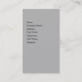 Carte De Visite Cosmetologist de professionnel du maquilleur II (Dos)