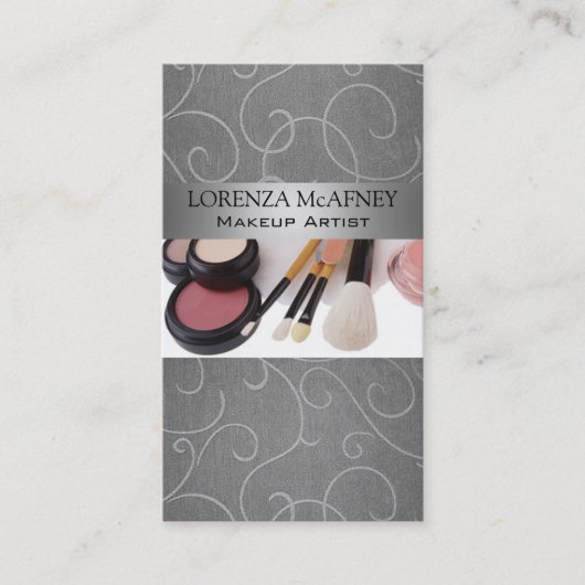 Carte De Visite Cosmetologist de professionnel du maquilleur II (Devant)