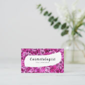 Carte de visite cosmétologue (Debout devant)