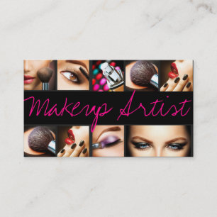Carte De Visite Cosmetologue de maquillage Nails Beauty Salon