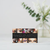 Carte De Visite Cosmetologue de maquillage Nails Beauty Salon (Debout devant)