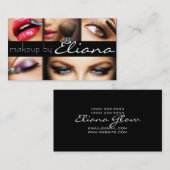 Carte De Visite Cosmetologue de maquillage Nails Beauty Salon (Devant / Derrière)