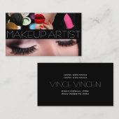 Carte De Visite Cosmetologue de maquillage Nails Beauty Salon (Devant / Derrière)
