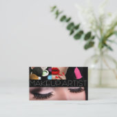 Carte De Visite Cosmetologue de maquillage Nails Beauty Salon (Debout devant)