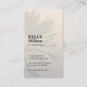 Carte De Visite Cosmétologue simple et élégant (Devant)