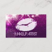 Carte De Visite Cosmetology Make Up Artist - Parties scintillant v (Devant)