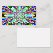 Carte De Visite COSMIC AWARENESS INC - (vous pouvez modifier les m (Devant / Derrière)