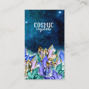 Carte de visite cosmique de cristaux