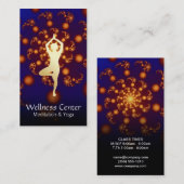 Carte De Visite Cosmique | Or vibrant (Devant / Derrière)