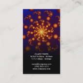 Carte De Visite Cosmique | Or vibrant (Dos)