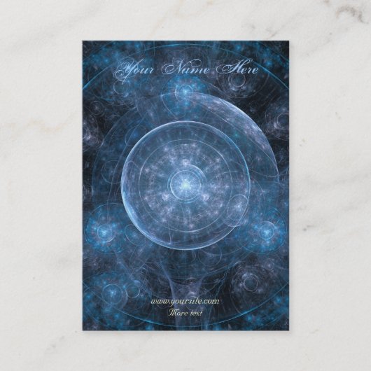 Carte De Visite Cosmos Background (Devant)