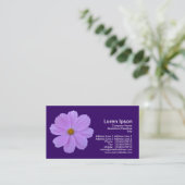 Carte De Visite Cosmos pourpre - Pourpre foncé (330066) (Debout devant)