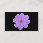 Carte De Visite Cosmos pourpres - Noir (Dos)
