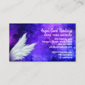 Carte De Visite *~* Cosmos Stars Blue Galaxy Angel Wings Universe (Dos)