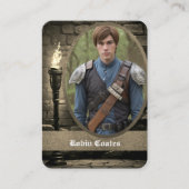 Carte De Visite Cosplay Fantasy Médiéval Coscards | Code QR (Devant)