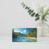 Carte De Visite Costa Rica Island Paradise (Debout devant)