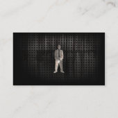 Carte De Visite Costume commercial robuste (Dos)