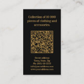 Carte De Visite Costume de location Maison Master Tailor Classic N (Dos)