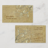 Carte De Visite Costumes Vintages Damas + tourbillons (Devant / Derrière)