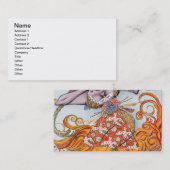 Carte De Visite Costumez la conception pour un pas de deux dansé à (Devant / Derrière)