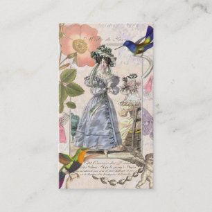 Carte De Visite Costumier vintage/magasin vintage d'habillement