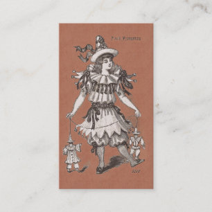Carte De Visite Costumier vintage/magasin vintage d'habillement