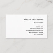 Carte De Visite Côte tropicale de plage avec un Big Rock (Dos)