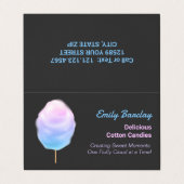 Carte De Visite Coton Candy (Extérieur déplié)