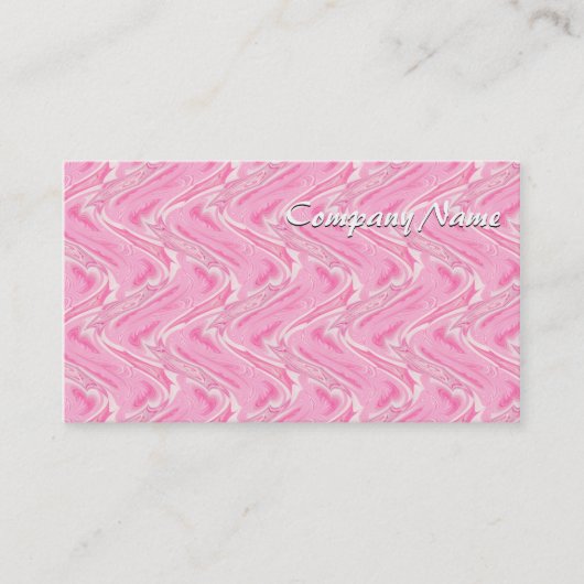 Carte De Visite Coton Candy rose Abstrait (Devant)