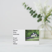 Carte De Visite Cottage de pays (Debout devant)