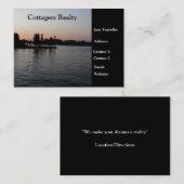 Carte De Visite Cottagers Immobilier (Devant / Derrière)