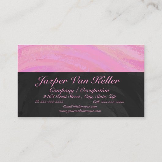 Carte De Visite Cotton Candy (Devant)