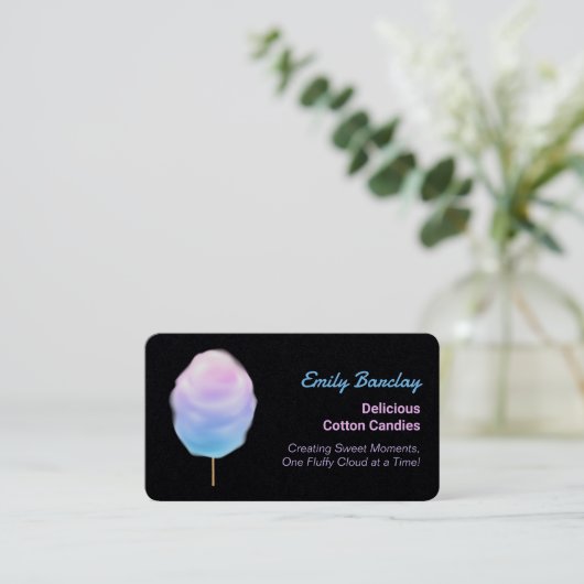 Carte De Visite Cotton Candy Premium (Debout devant)