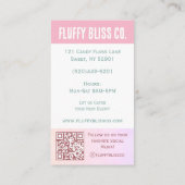 Carte De Visite Cotton Candy tendance chic (Dos)