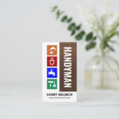 Carte De Visite Couche de bois des outils de manuel spécial (Debout devant)