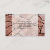 Carte De Visite Couche de brique | Promenade (Dos)