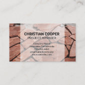 Carte De Visite Couche de brique | Promenade (Devant)