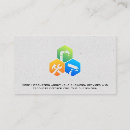 Carte De Visite Couche de brique | Promenade (Dos)