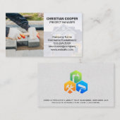 Carte De Visite Couche de brique | Promenade (Devant / Derrière)